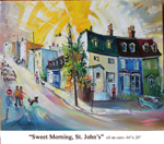 Sweet Morning, St. John's, Oil on Canvas